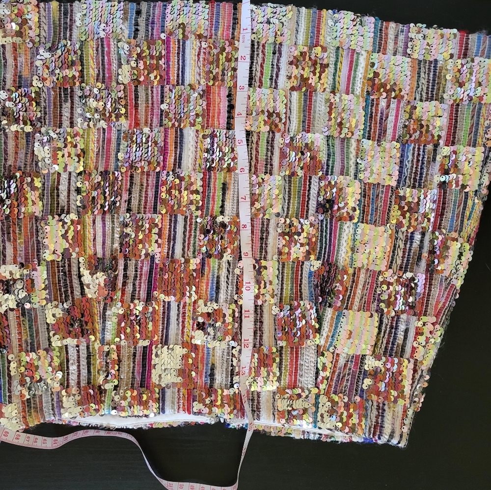 Sequin Multicolor Mini Skirt - Picture 7 of 10